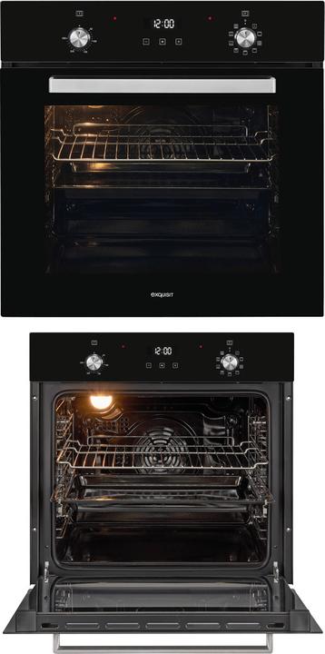 Actual product image Exquisit EBE76-9-H-020 black, built-in oven