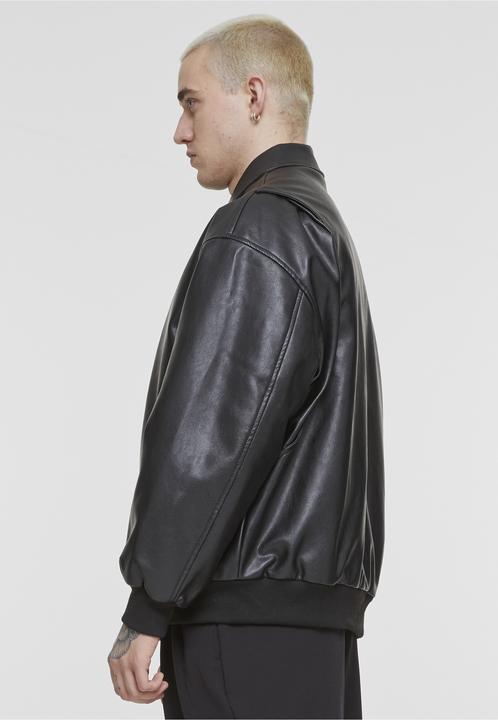 Actual product image Urban Classics Synthetic Leather Blouson black S (S)