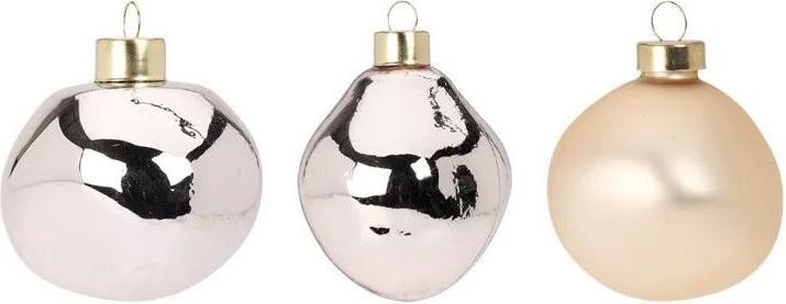 Produktbild Nenurodyta Xmas Ball Glass D8cm Champagne