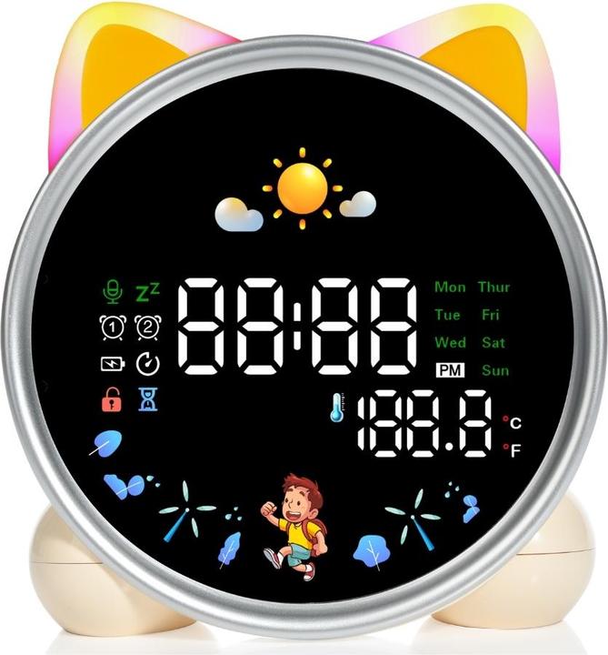 Actual product image Beline Multifunction alarm clock MajesticLine white