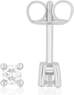 Produktbild Muau Ohrstecker 4-Griff-Fassung (Weissgold)