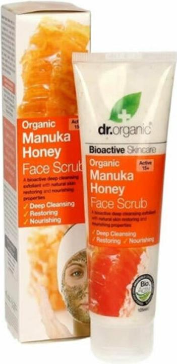 Produktbild Dr. Organic Manuka Honig Gesichtspeeling 125ml (Reinigungspeeling, 125 ml)