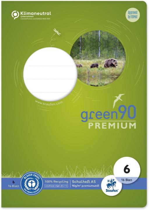 Productafbeelding Staufen Boekje LIN6 A5 16 vellen blanco (A5, Geen, Softcover)