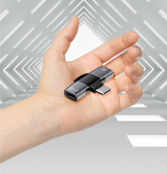 Immagine prodotto PowerGuard 2-in-1 USB-C Headphone Splitter & Charge + Sync (USB-C, USB-C)