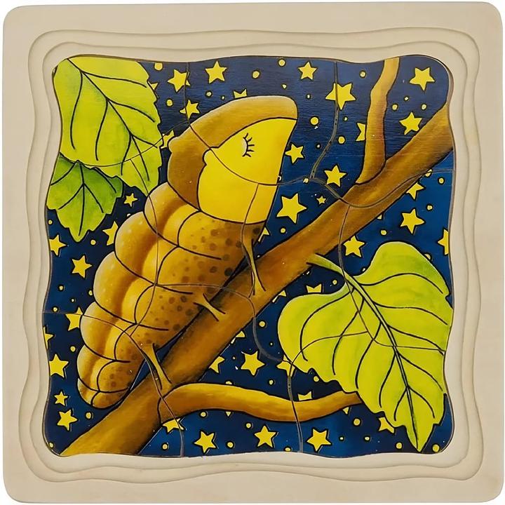 Produktbild Goki Schichtenpuzzle Die Raupe (44 Teile)