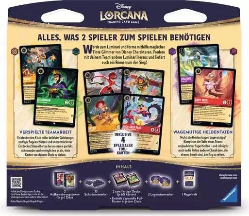 Actual product image Ravensburger Disney Lorcana TCG coffret de démarrage 2 joueurs *ANGLAIS* (English, Box Set & Collection)
