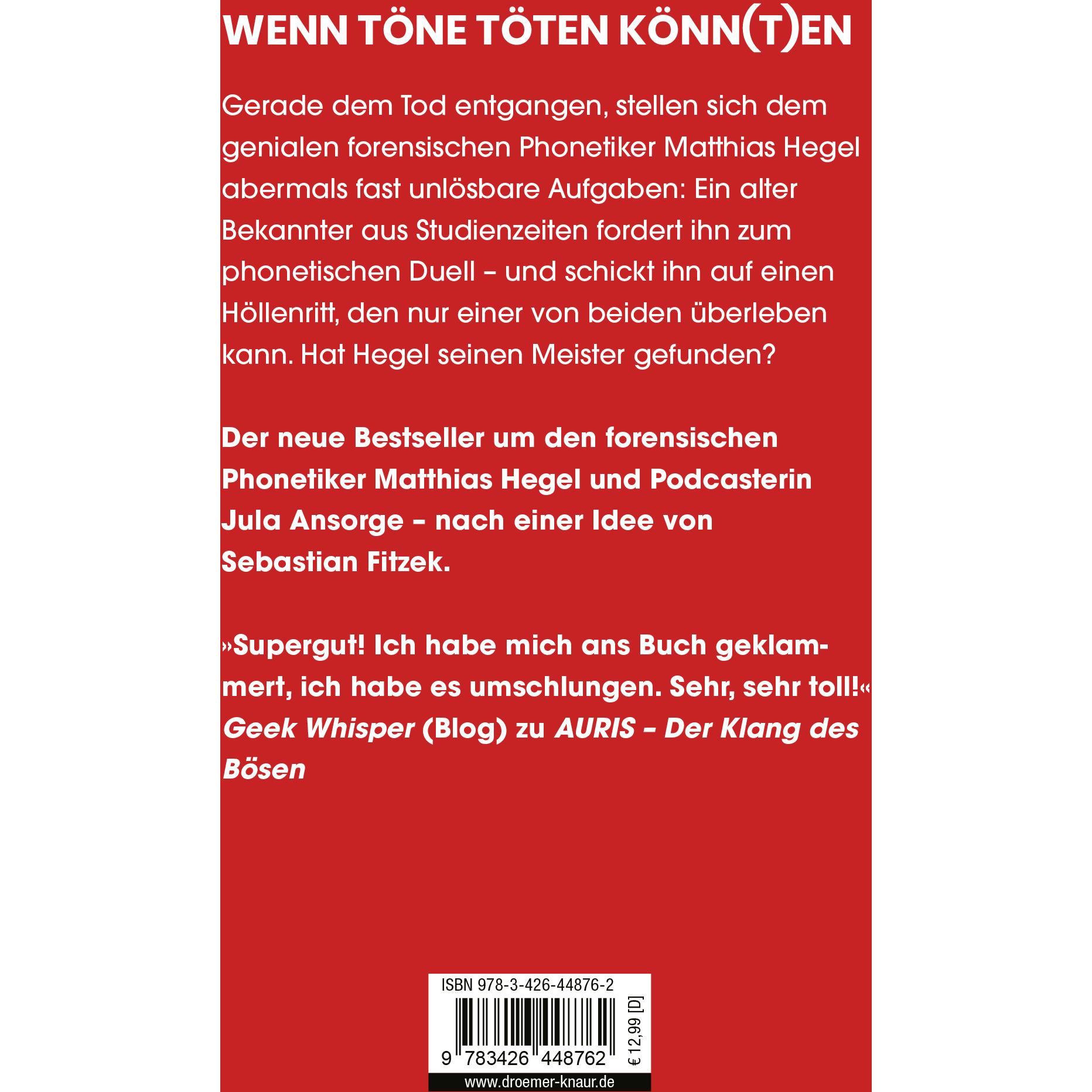 Thumbnail - Tödlicher Schall, Belletristik von Vincent Kliesch