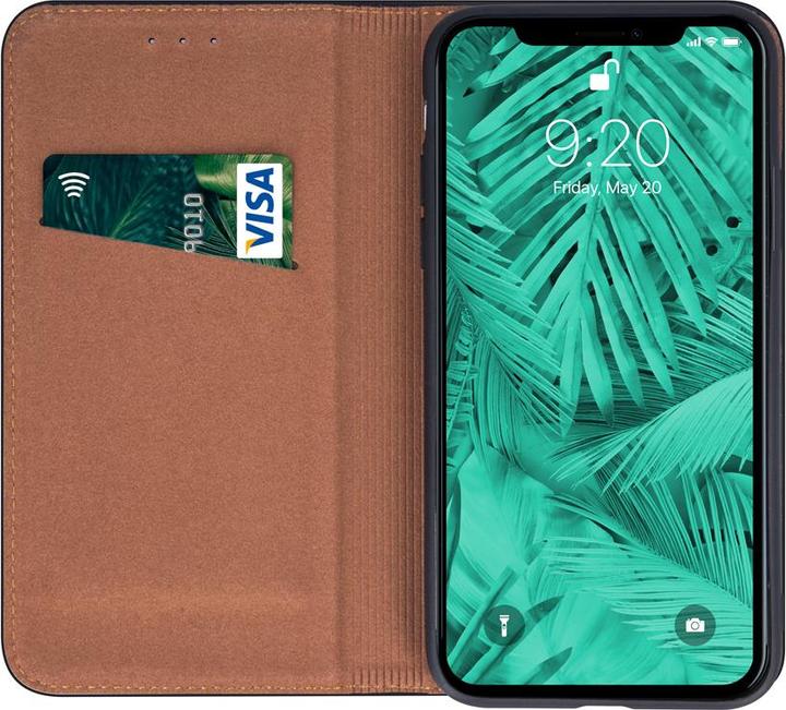 Produktbild OEM Echtes Leder Smart Pro für Samsung Galaxy A35 5G schwarz