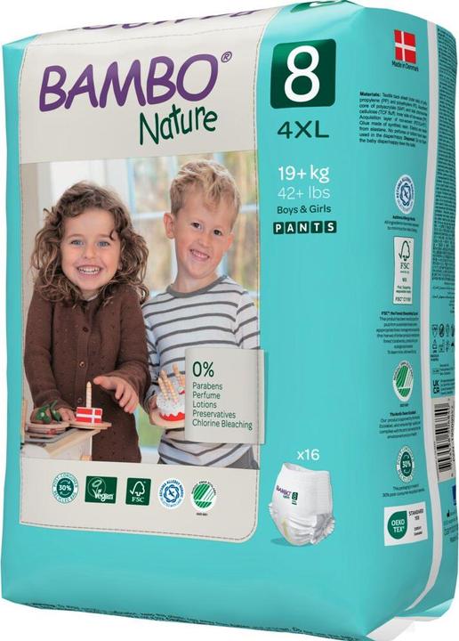 Actual product image Bambo Nature Pants (Size 8, 16 Piece)