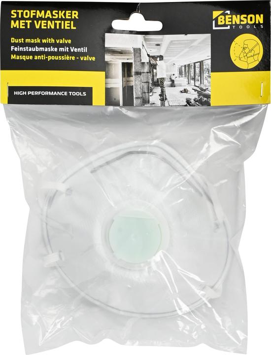 Produktbild Benson Feinstaubmaske mit Ventil CE (FFP2, FFP3)