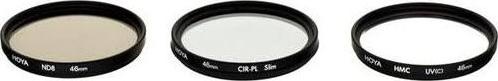 Image du produit Hoya Digital Filter Kit II (UV, CIR-PL & ND8) Filterset (43 mm, Filtre gris neutre, Filtre polarisant, Filtre UV)