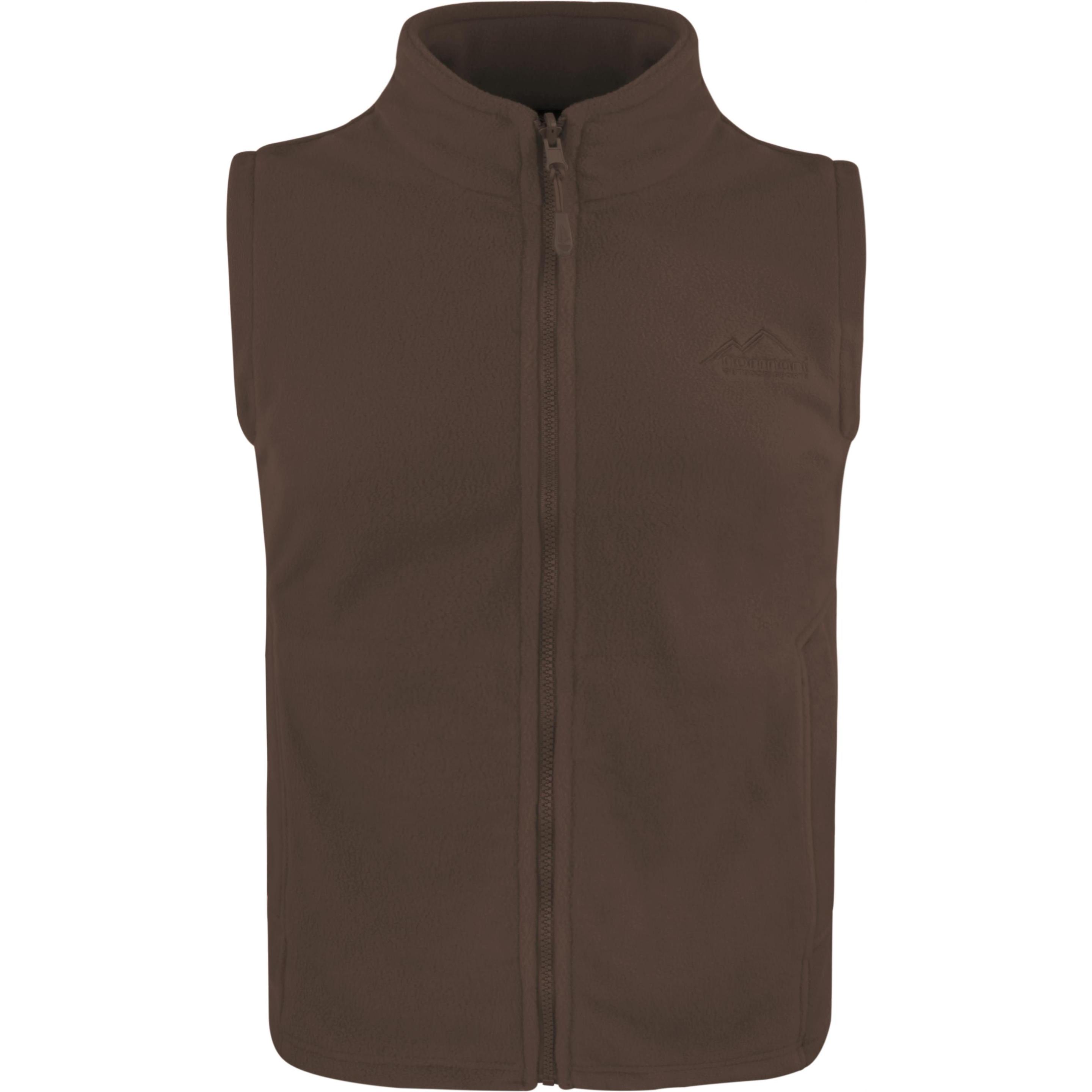 Normani, Herren, Weste, Herren Fleeceweste Jovik - 1057, Braun, (M)