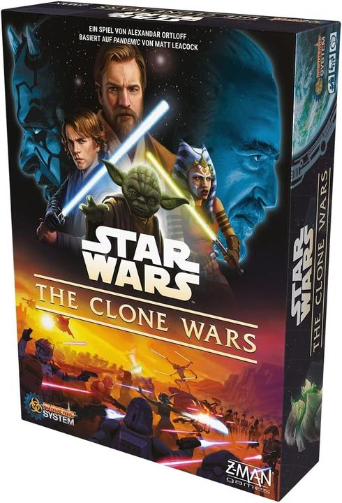 Productafbeelding Z-Man Games ZMND0027 - Star Wars: The Clone Wars, bordspel, voor 1-5 spelers, vanaf 14 jaar (DE editie) (Duits, 1 - 5 Spelers)