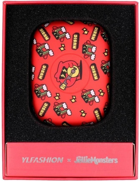 Immagine prodotto Jellie Monster Cuffie cablate Jellico auricolari wireless bluetooth TWS YLFS-06BT rosso (Nessuna soppressione del rumore, 5 h, Cablato)