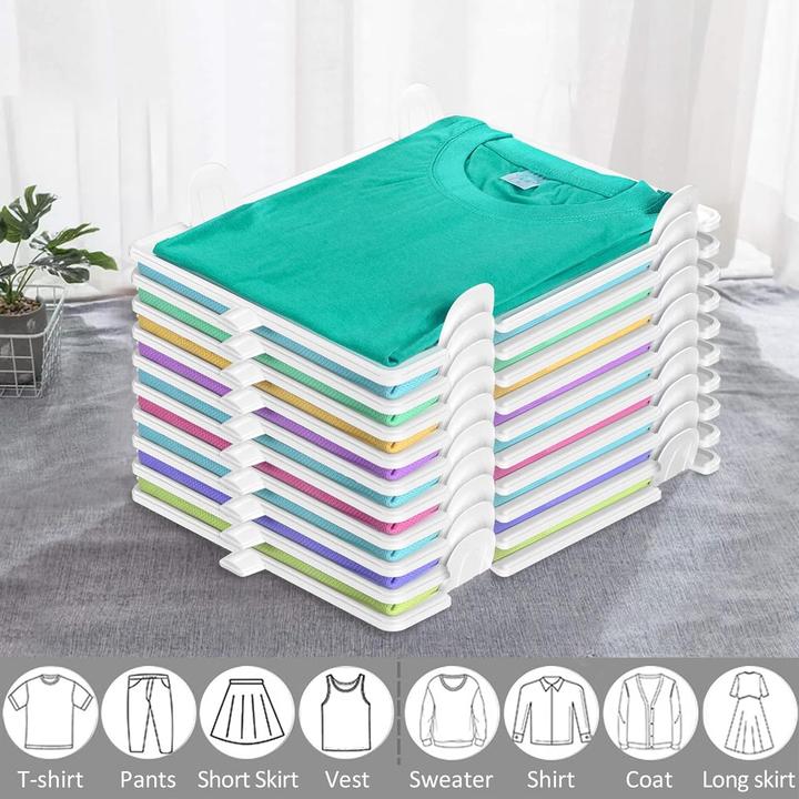 Actual product image BoxLegend Kleiderschrank-Organizer für T-Shirts (10x)