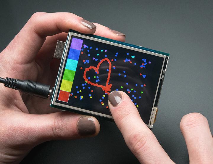 Image du produit Adafruit 2.8" TFT Touch Shield pour Arduino v2 (Bouclier)