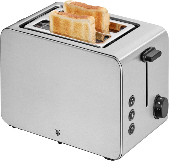 Produktbild WMF Stelio Doppelschlitz-Toaster mit Brötchenaufsatz