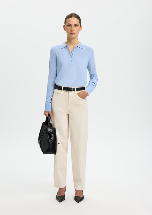 Produktbild Selected Slfthea Ls Knit Merino Collar Neck Noos (S)