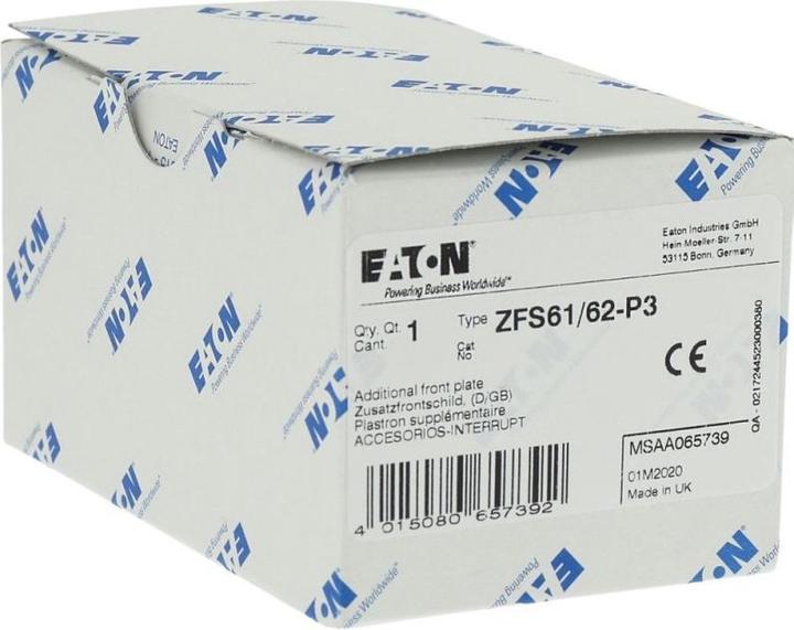 Produktbild Eaton Zusatzfrontschild
