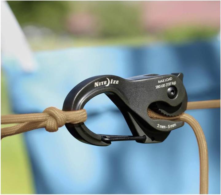 Actual product image Nite Ize CamJam XT Aluminum Cord Tightener - With Coyote Paracord