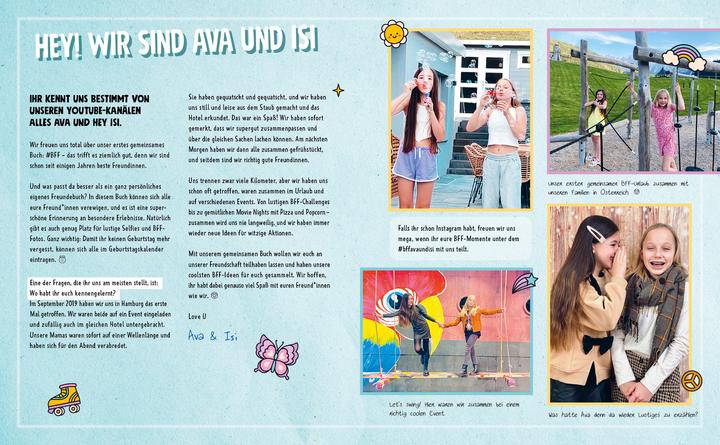Produktbild #BFF – Ava & Isi – Das Freundebuch der beliebten Social-Media-Stars (Deutsch, Alles Ava, Hey Isi, 2022)
