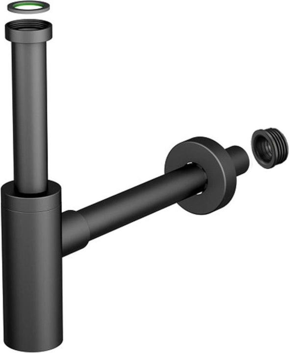 Diaqua Lavabosiphon Profi-Line 1 1/4 x Ø 32 mm, noir (Siphon en bouteille, 1 1/4")