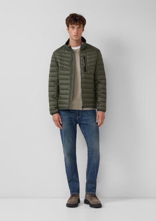 Produktbild S.Oliver Outdoor-Jacke Leichte Steppjacke mit sportiven Kontrastdetails | 360° Circular Vision (M)