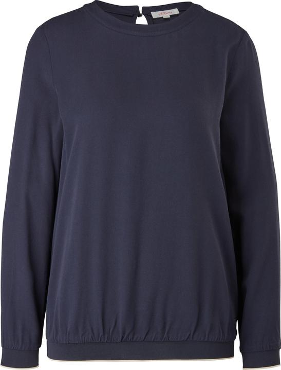 Immagine prodotto s.Oliver Bluse Bluse mit Rippbündchen (40)