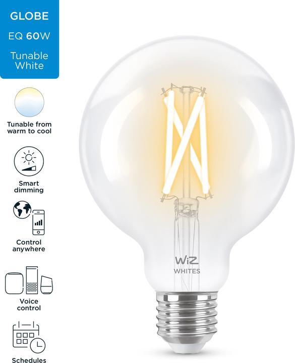 Produktbild WiZ Filament (E27, 6.70 W, 806 lm, 1 x, E)