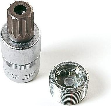 Produktbild HAZET Öldienst Schraubendreher-Steckschlüsseleinsatz 2567-16 ∙ Vierkant12,5 mm (1/2 Zoll) ∙ Innen V…