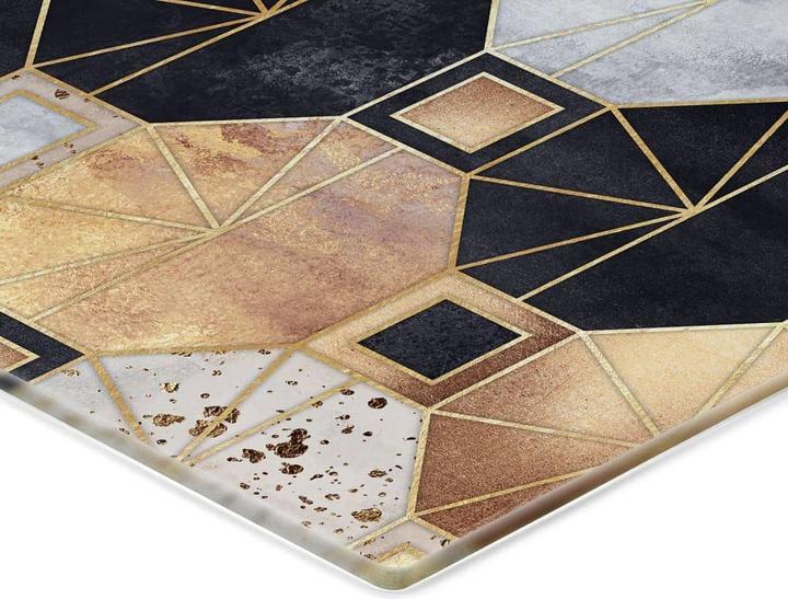 Actual product image Trenddeko Art Deco: gold and black (40 x 60 cm)