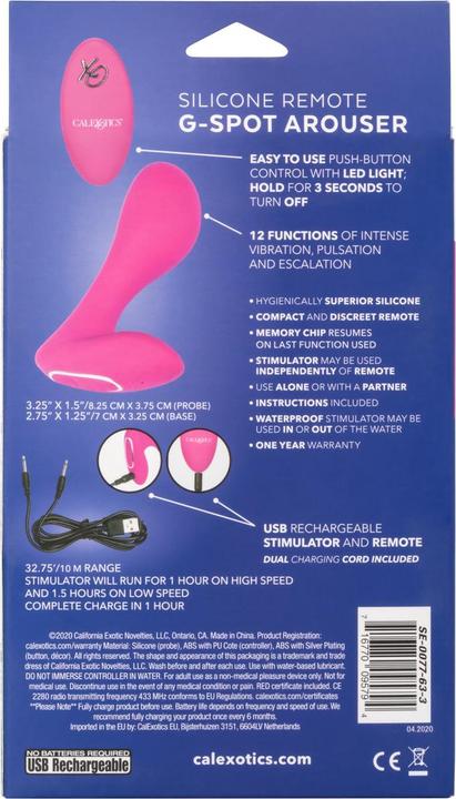 Produktbild CalExotics Silicone Remote G–Spot Arouser