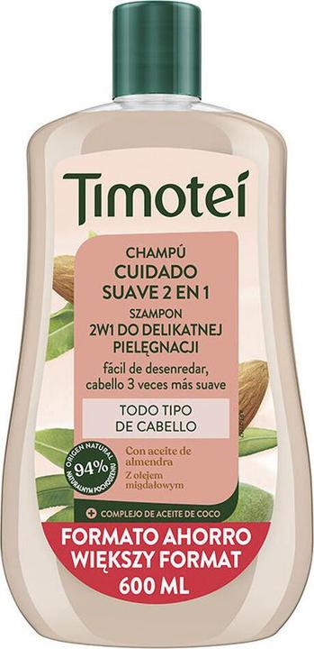 Immagine prodotto Timotei Shampoo 2 EN 1 ALMENDRAS 600 ml (600 ml)