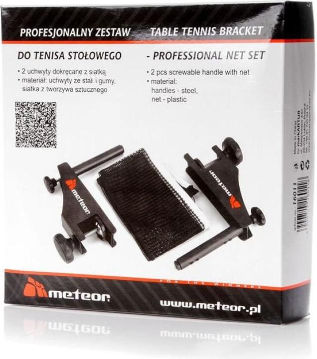 Actual product image Ty Meteor 16011 Table tennis net, black