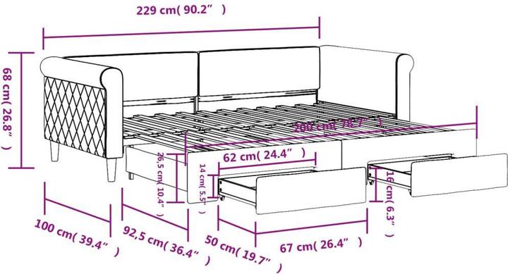 Actual product image vidaXL Becka