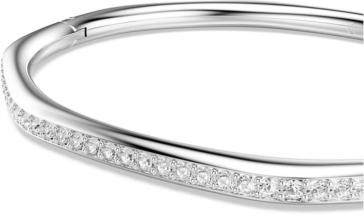 Productafbeelding Swarovski Dextera Armreif Achteckform Rundschliff Weiss Rhodiniert (18.30 cm, Rhode Island)