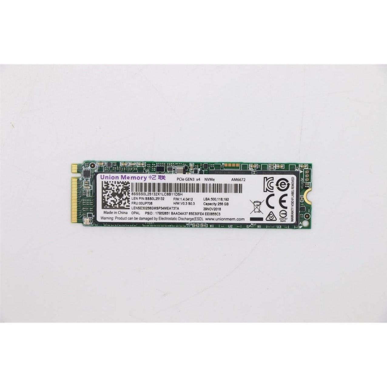 Lenovo 256G PCIe 3x4 (256 GB, M.2 2280), SSD