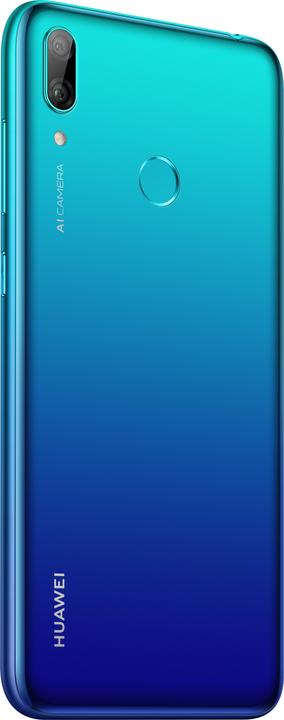 Actual product image Huawei Y7 2019 aurora blue (32 GB, Aurora Blue, 6.26", Hybrid Dual SIM, 4G)