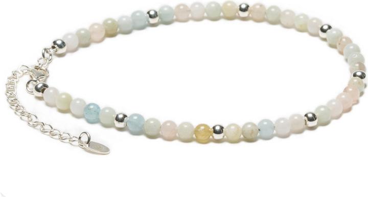 Actual product image Balibay Fania (Gemstone, Morganite, Rose quartz, Agate, 14 carat gold, 22 cm)
