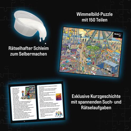Productafbeelding Kosmos Mystery Puzzle: The Three??? Kids - Kijk uit, goo trap! (150 onderdelen)