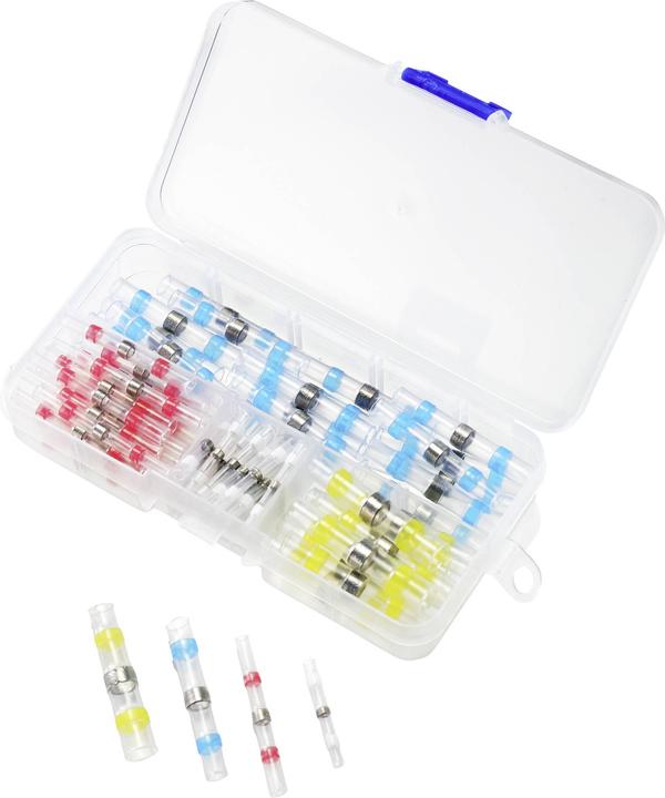 Image du produit Tru Components TC-9508164 Boîte d'assortiment de connecteurs bout à bout, y compris 6 mm² entièrement isolés