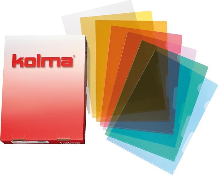 Produktbild Kolma Sichtmappe A4 glatt superstrong assortiert (A4, 10 x)