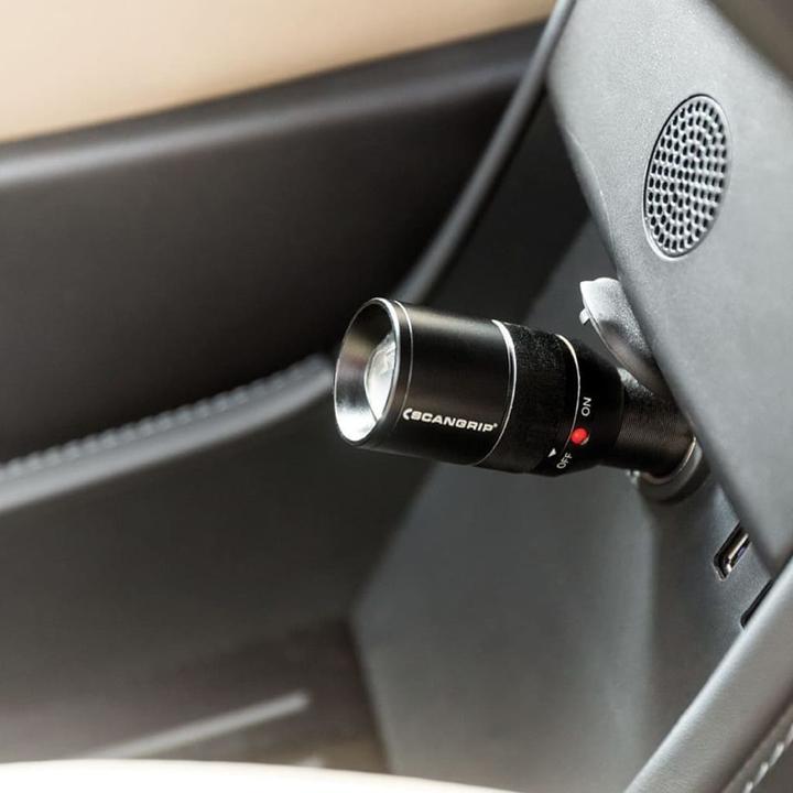 Actual product image Kiesel FLASH 12 - 24 V rechargeable LED flashlight, 130 lm, 6000 K. (10.50 cm, 130 lm)