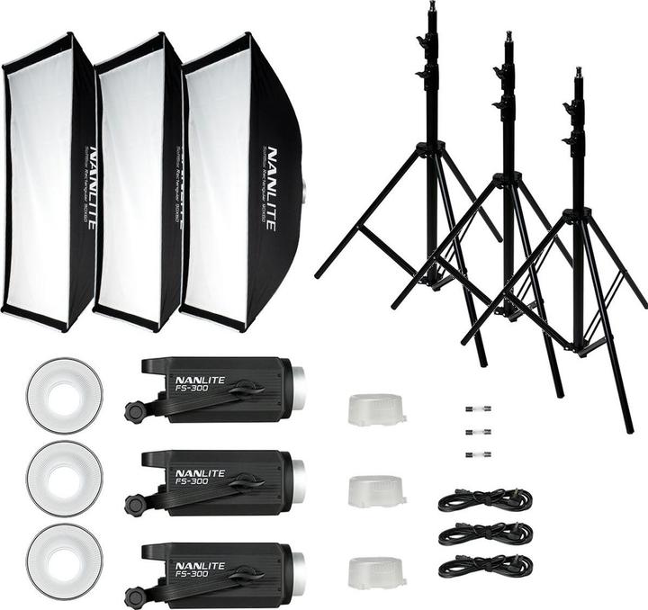Image du produit Nanlite FS300 Tripple Kit (éclairage de studio)