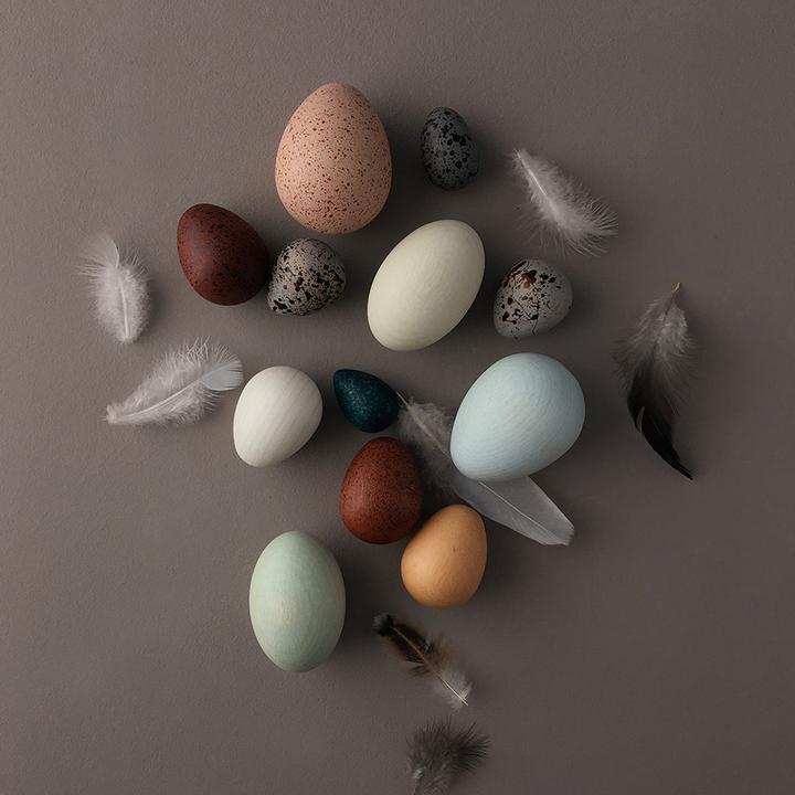 Immagine prodotto Moon Picnic Uova di uccello in legno nella scatola