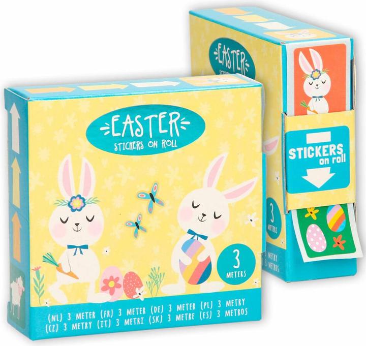 Actual product image No Name Easter stickers on roll, 3mtr. (300 cm)