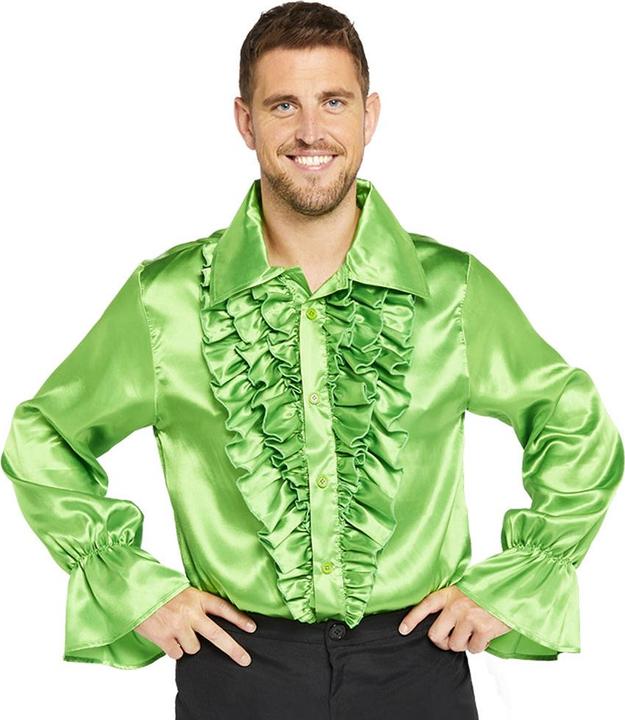 Image du produit Amscan Chemise en satin citron Costume adulte taille S (S)