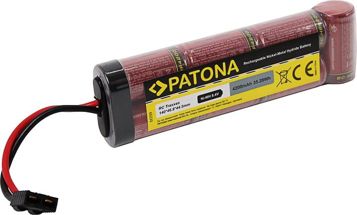 Patona RC Akku 8,4V 4200mAh Traxxas Ni-MH für RC Fahrzeuge mit Traxxas-Anschluss (8.40 V, 4200 mAh)