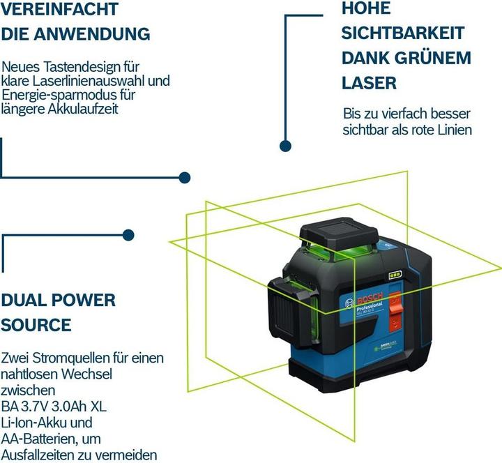 Produktbild Bosch Professional GLL 80-33 G (Kreuzlinienlaser)