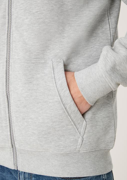 Produktbild S.Oliver Herren Sweatjacke langarm mit Kapuze Tasche Reissverschluss | 1 Stück (XL)